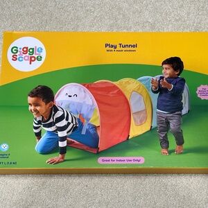 Brand New 6 Foot Play Tunnel by Gigglescape Kids Toddler Play Fun Crawling Toy